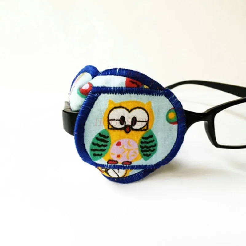 Owl cotton three-dimensional children's amblyopia goggles for monocular correction full concealment manual cartoon