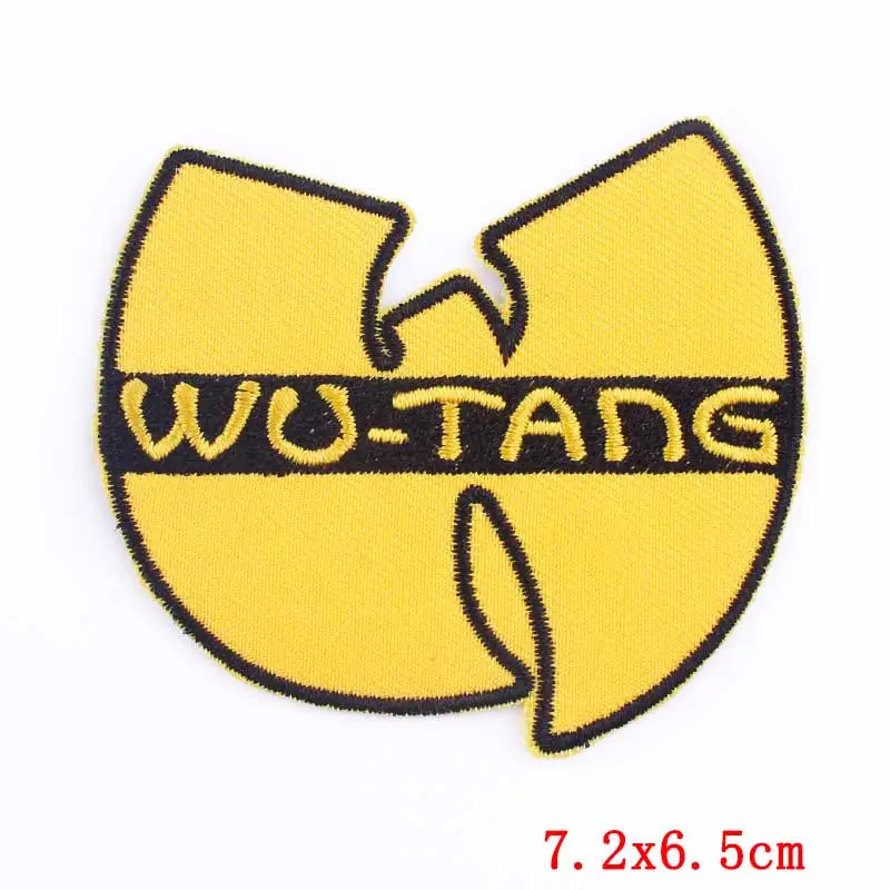 

Patches Appliques For Clothes WU-TANG Patch Stripes Badges Embroidery Patches For Clothes Custom Patch Letter