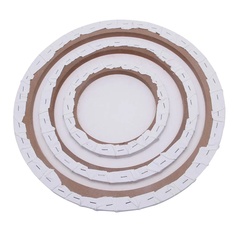 Круглая холщовая панель пустая хлопковая акриловая Художественная масляная