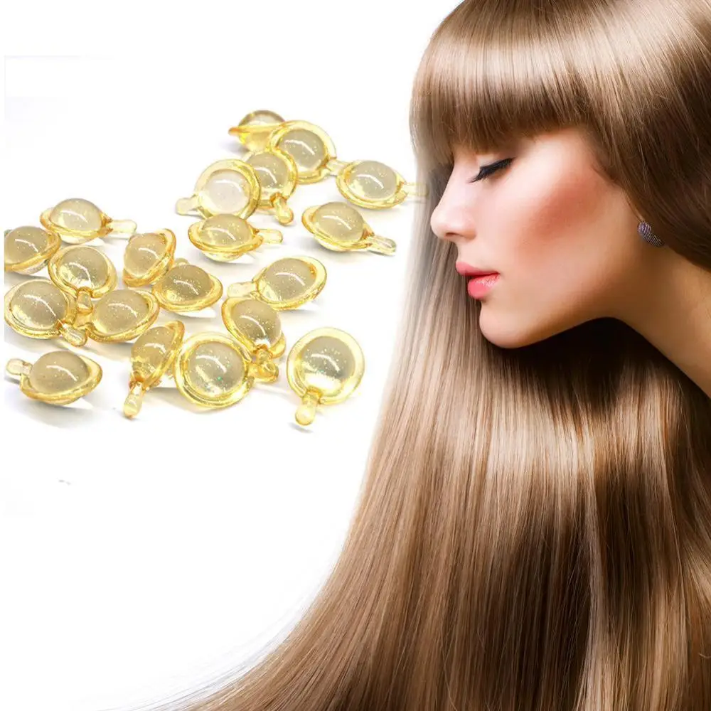 Витаминная капсула для волос Pro Keratin комплексное масло гладкая шелковистая маска