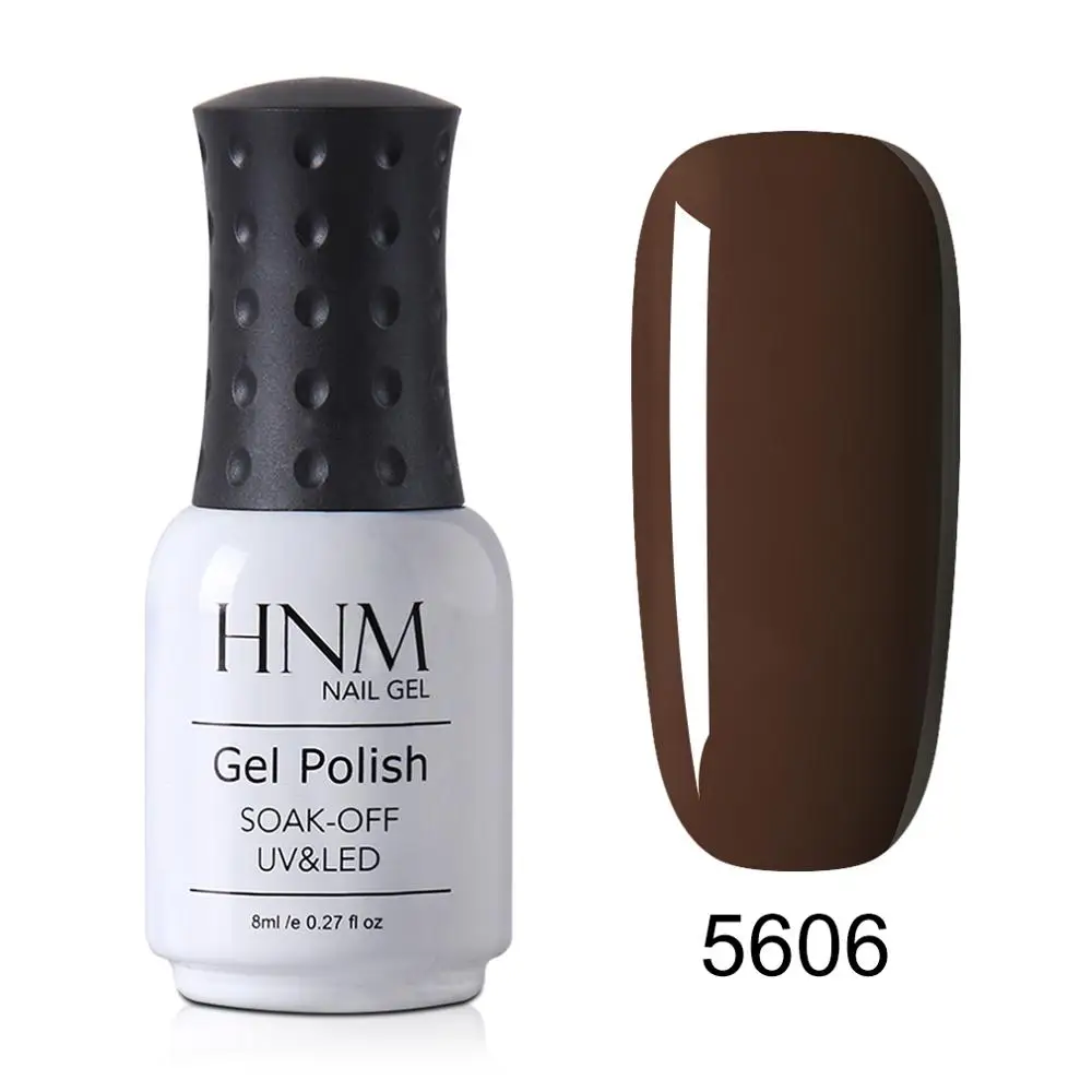 5606 HNM Newest Metallic UV Gel Nail Polish DIY Narl Art Soak Off Hybrid Varnish LED Lamp Semi Permanent Paint Lucky Lacquer Enamel - Цвет: 5606