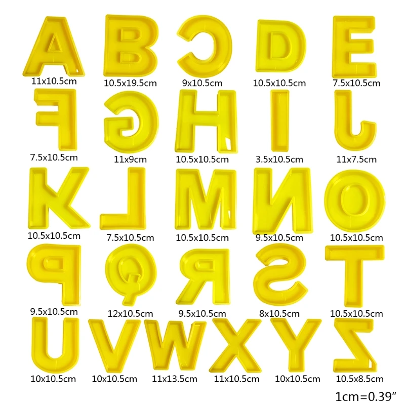 

Letter Resin Casting Molds DIY Alphabet Jewelry Casting Mold Jewelry Craft Making Tools for Making Hanging Ornaments G2AF