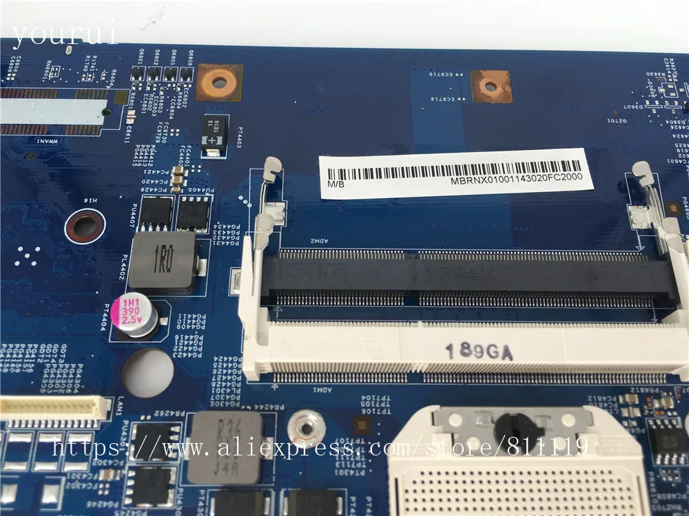 Материнская плата yourui MBRNX01001 MB.RNX01.001 48 4m702. 011 для ноутбука acer aspire 5560 5560G материнская