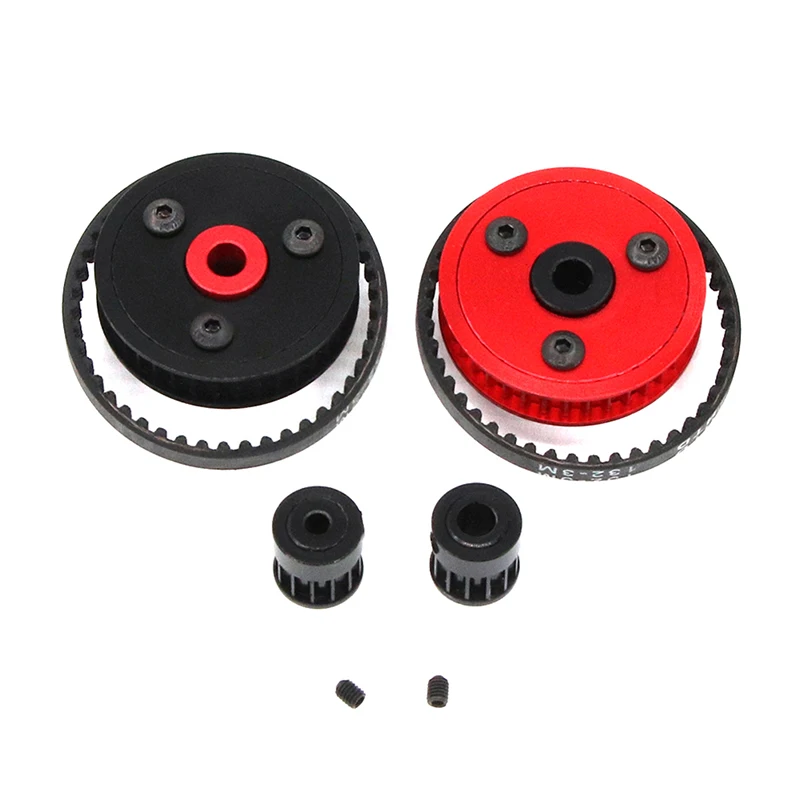 Система передач с ременным приводом для 1/10 RC Car Crawler Axial SCX10 и II 90046 Upgrade DIY Parts -