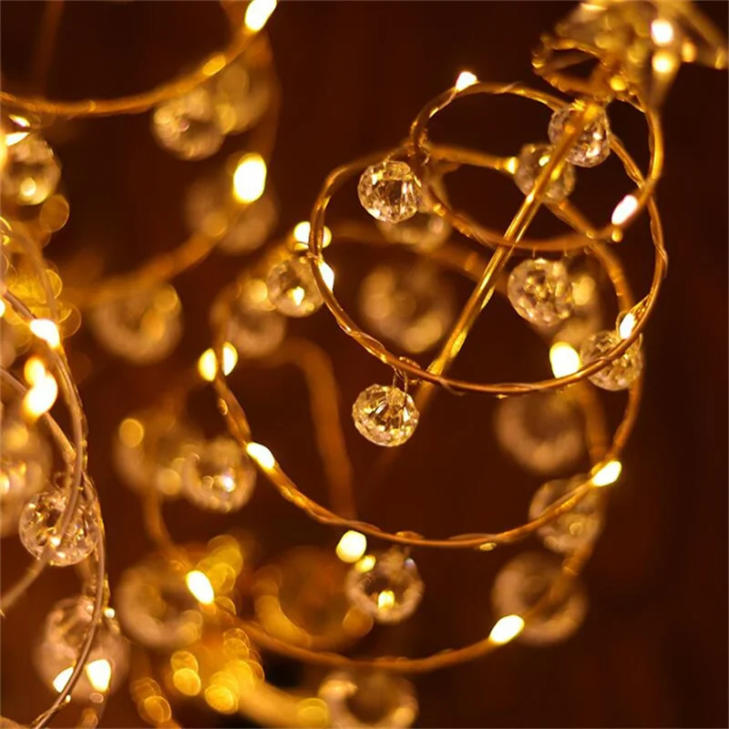 

LED Acrylic Crystal Tree Light Luminous Decoration Ornaments Tree Home Dress Up Wedding Decorations Baby Shower Party Decoration