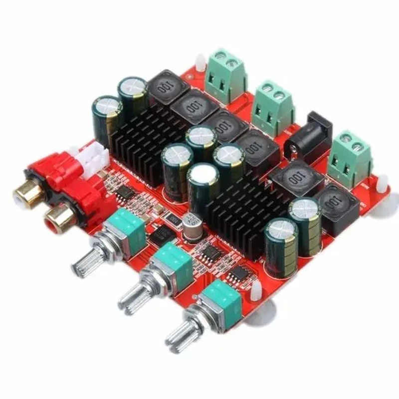 

TPA3116 2.1 Version DC 12-26V Power Amplifier Board 2x50+100W 3 Channel Digital Speaker Power Amplifier Board