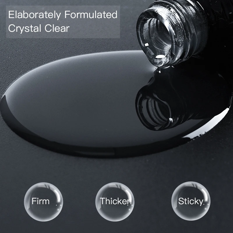 Гель лак для ногтей с четырьмя лилилиями 5 мл прозрачный СВЕТОДИОДНЫЙ УФ из