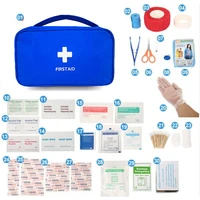 portable travel outdoor first aid kit large emergency bag survival kit medical box redbluegrey for home car outdoor camping