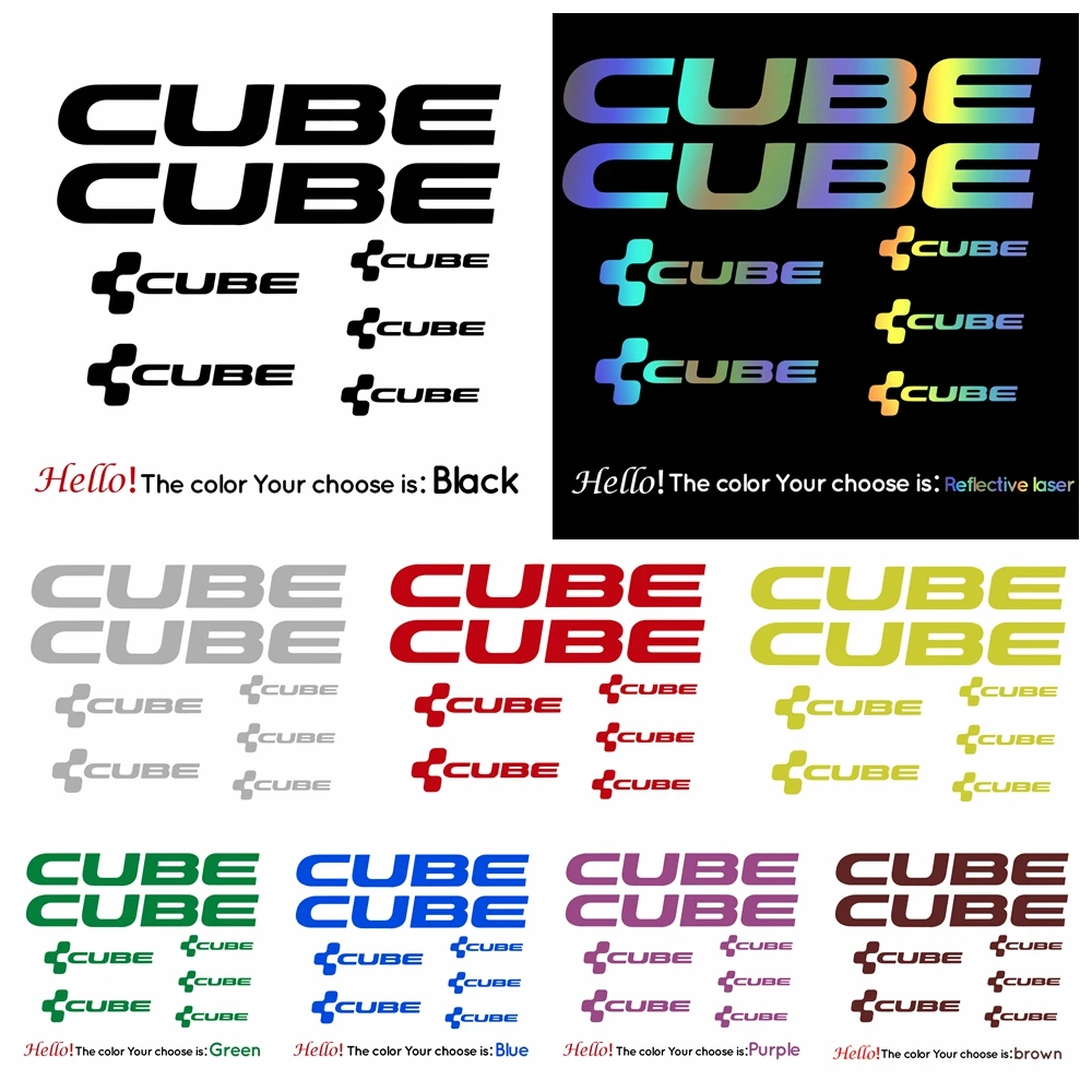 

cube-kit1 Autocollants de mode pour Moto, protection pour réservoir, Motocross, Pegatinas