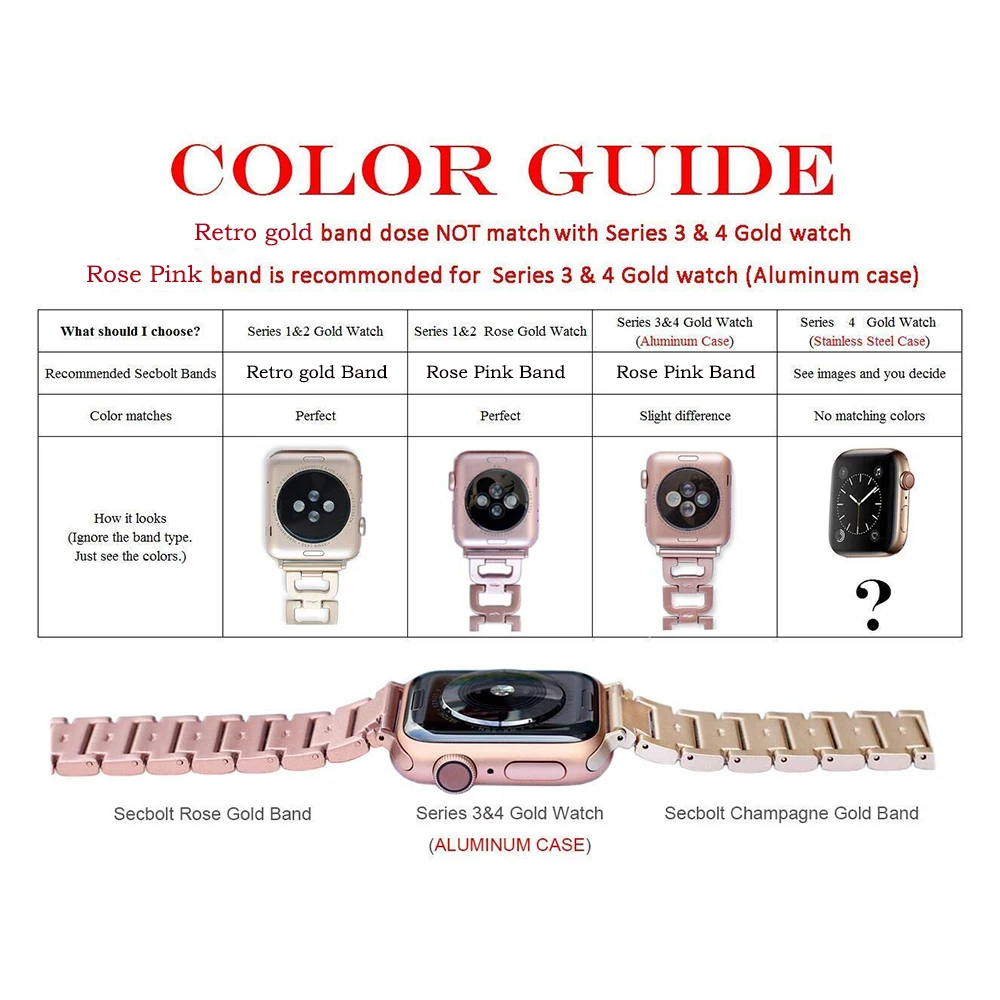 

For Apple watch 5 4 band 42mm 38mm Stainless steel iwatch 5 4 band watch strap bracelet Watch Accessories 44mm 40mm