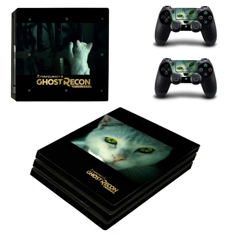 Наклейка на консоль и контроллер Tom Clancy's Ghost Recon Wildlands PS4 Pro | Электроника