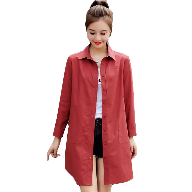 Тонкий женский тренчкот весна-осень 2021 Повседневная ветровка верхняя одежда