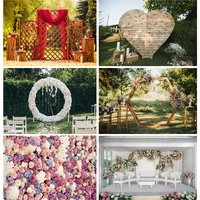 wedding ceremony photography backgrounds flower birthday engagement party portrait backdrops for photo studio props 210410hkw 05