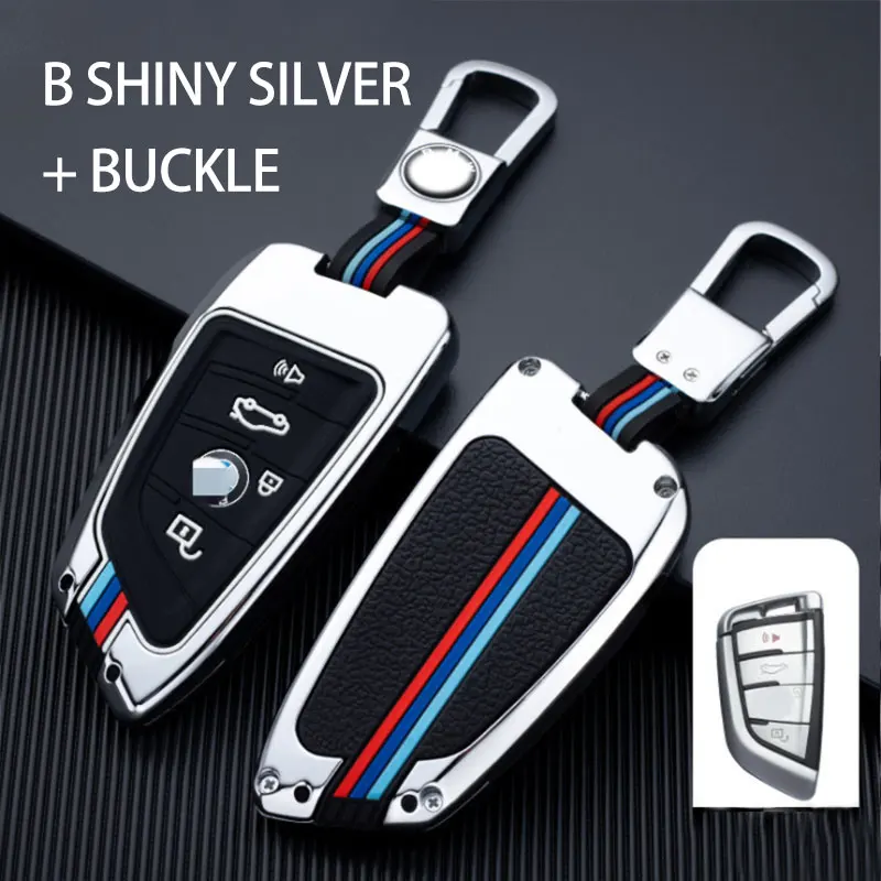 

Car Key Case Cover Key Bag For BMW F20 G20 G30 X1 X3 X4 X5 G05 X6 Car-Styling Holder Shell Keychain Protection Accessories
