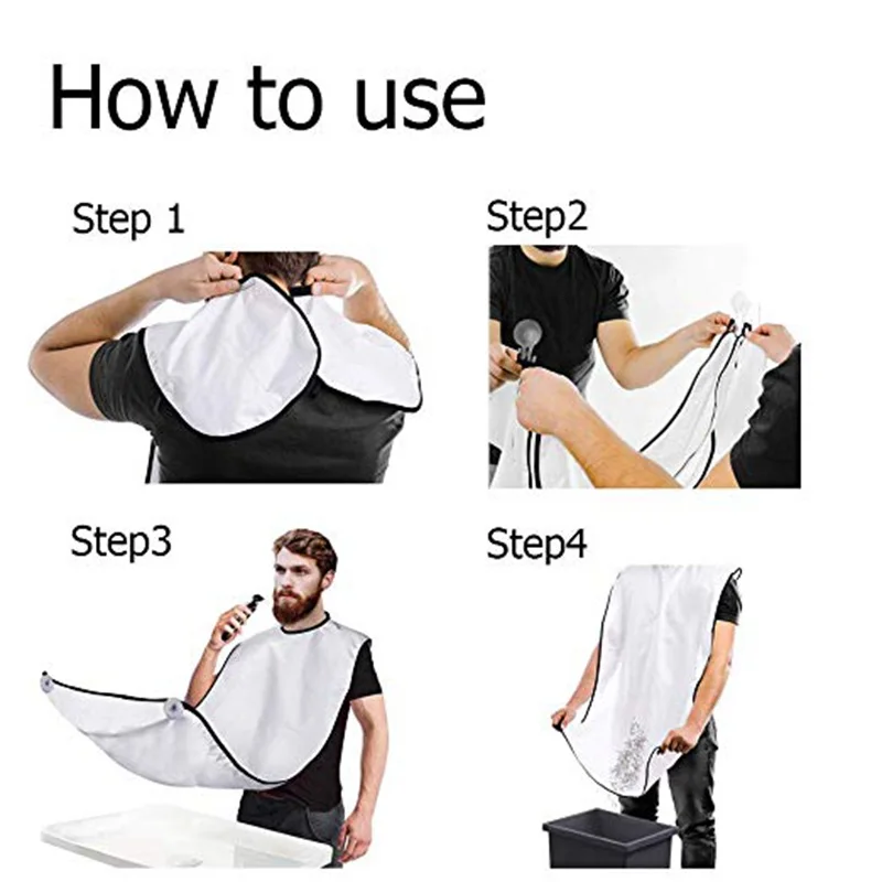 Водонепроницаемый Мужской фартук для ванной комнаты мужской триммер ухода за