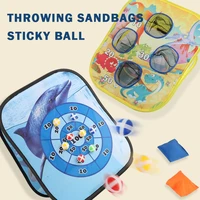 throwing sandbags sticky ball target outdoor games garden shooting sports entertainment fun dinosaur boomerang basketball toys