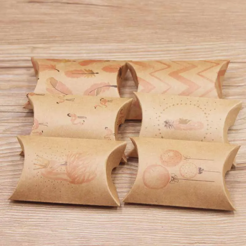 Лидер продаж 50 шт./лот Новое поступление Подарочная коробка для подушек в виде