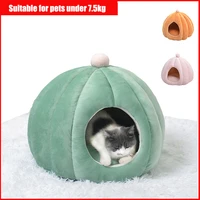 pet dog cat house bed comfort winter kitten warm mat basket for small nest kennel cave sleeping plush mats tent