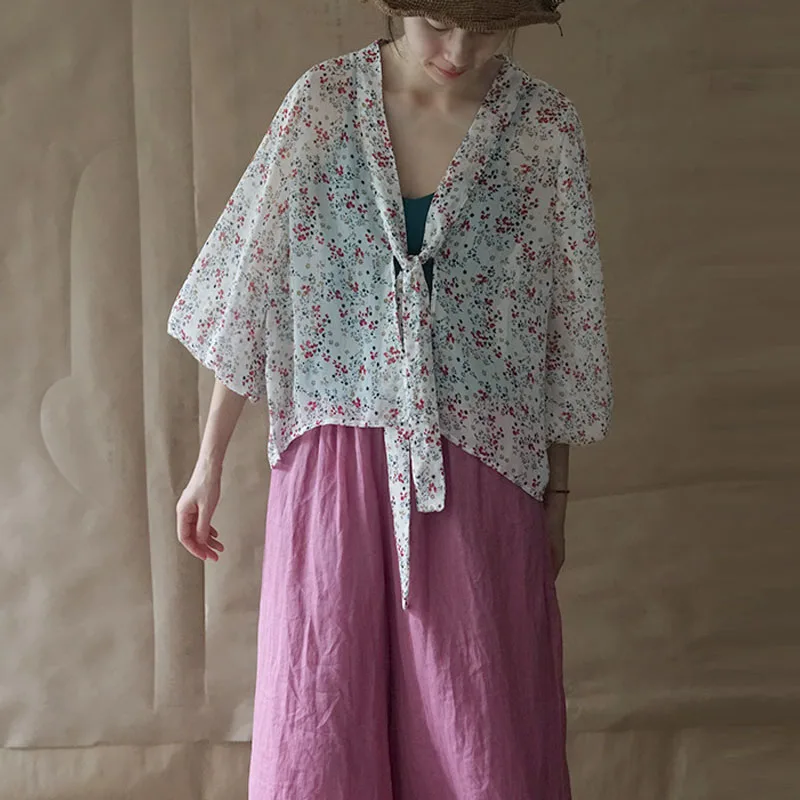 Женский осенний кардиган со шнуровкой фонарь с длинным рукавом для защиты от