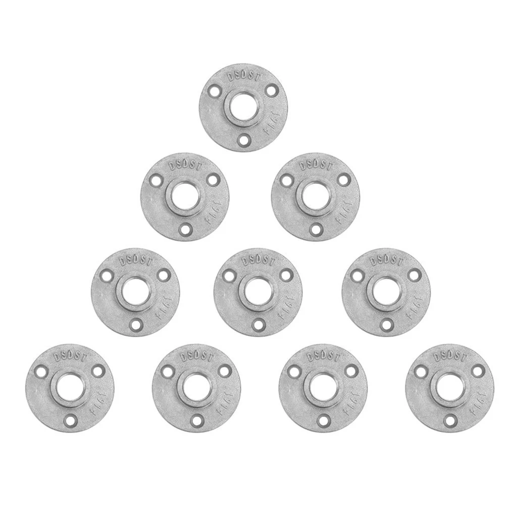 

Lateral Type Three-hole Fitting Small Ornaments High Quality 65 Mm 1/2" Aluminum Alloy Water Pipe Rack Flange Loft Base