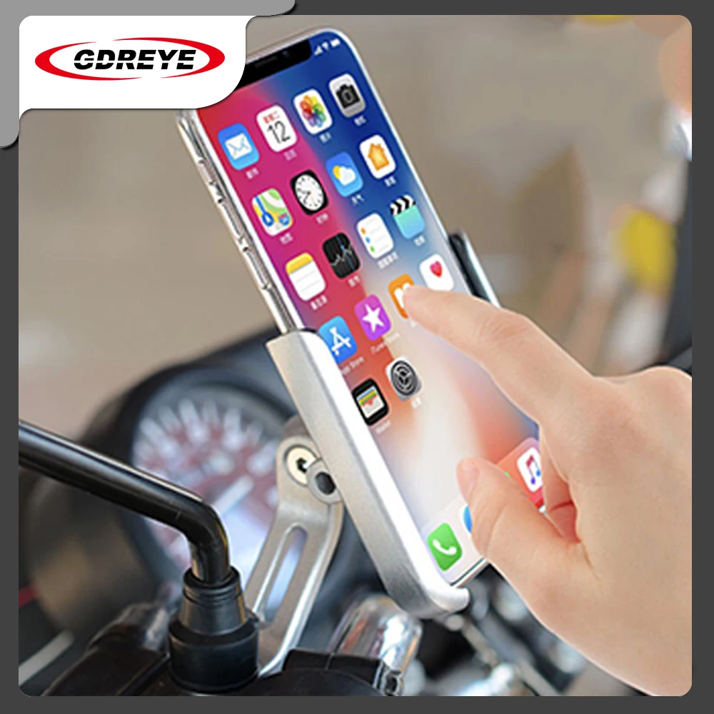 universal mobile phone holder for for kawasaki z1000sx z900 z800 z750 z400 versys650 300 motorbike stand rotatable logo free global shipping