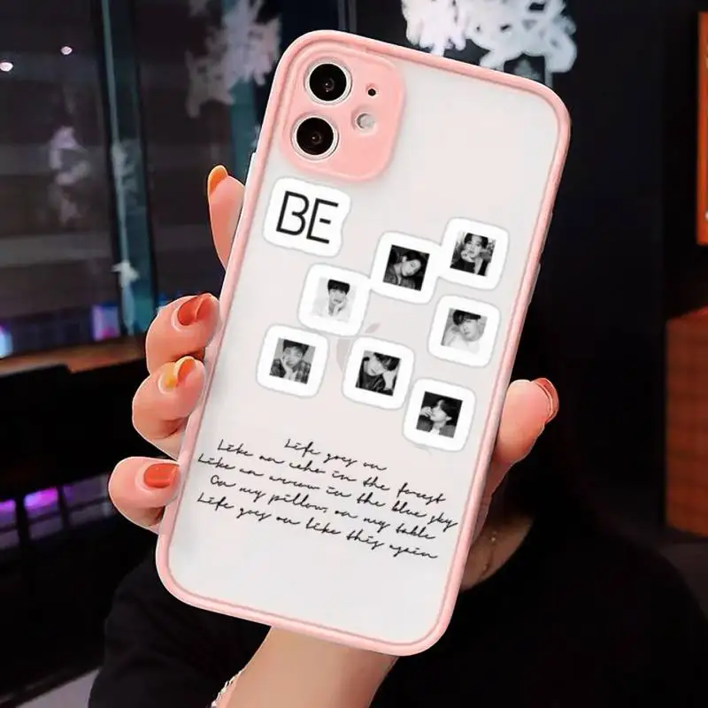 

Life Goes On' hot kpop new song Phone Cases matte transparent For iphone 7 8 11 12 plus mini x xs xr pro max cover