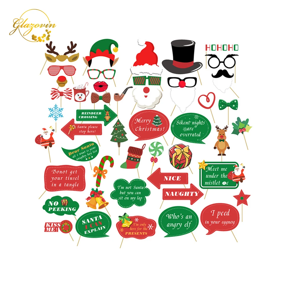 Рождественский реквизит для фотографий Веселая незамужняя женщина вечерние DIY