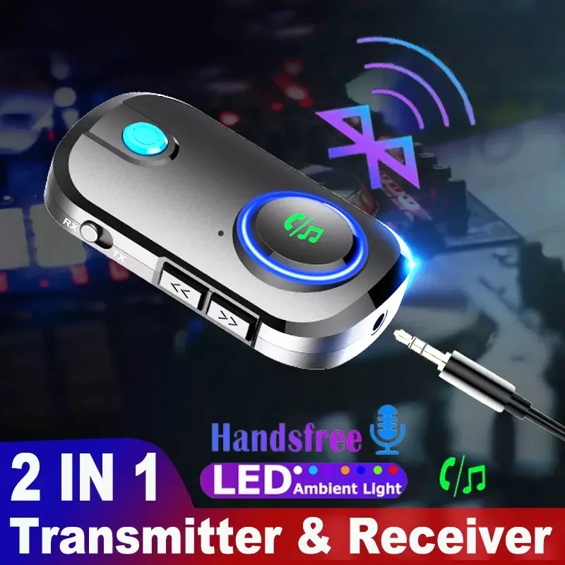 Беспроводной Bluetooth 5 0 аудио адаптер стерео приемник передатчик 3 мм AUX разъем RCA USB