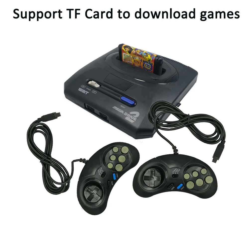 

For Original Sega MegaDrive MD2 Mini TV Video Game Console Joystick 16 Bit AV output Double Wired Gamepads Controller Dropshipp