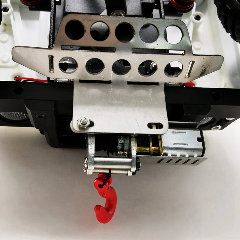 

Upgrade Metal Front Armor Protection Guard with 2Pcs Metal Universal Steering Joint Drive Shaft Accessories