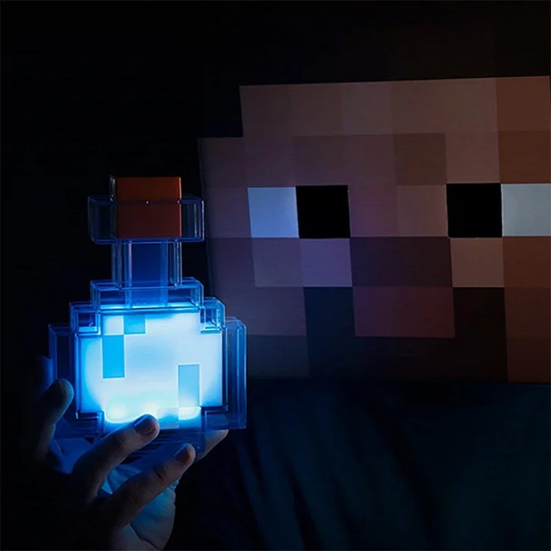 Cooly фонарь светильник игрушки Redstone Ore квадратный ночной Светильник СВЕТОДИОДНЫЙ фигурка игрушки светильник Детский Светильник
