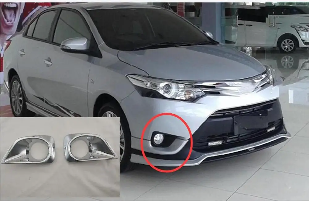 2013 2014 2016 для Toyota XP150 Vios Yaris ATIV ABS хромированные автомобильные передние