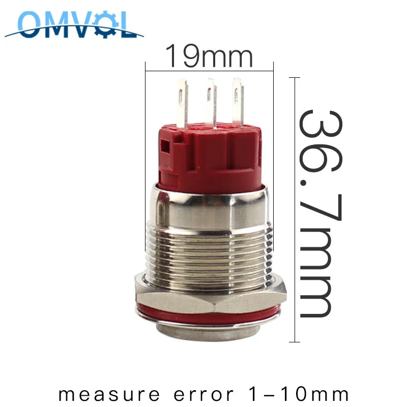 1 шт. 19 мм Водонепроницаемый самоблокирующийся/самовосстанавливающийся круглый