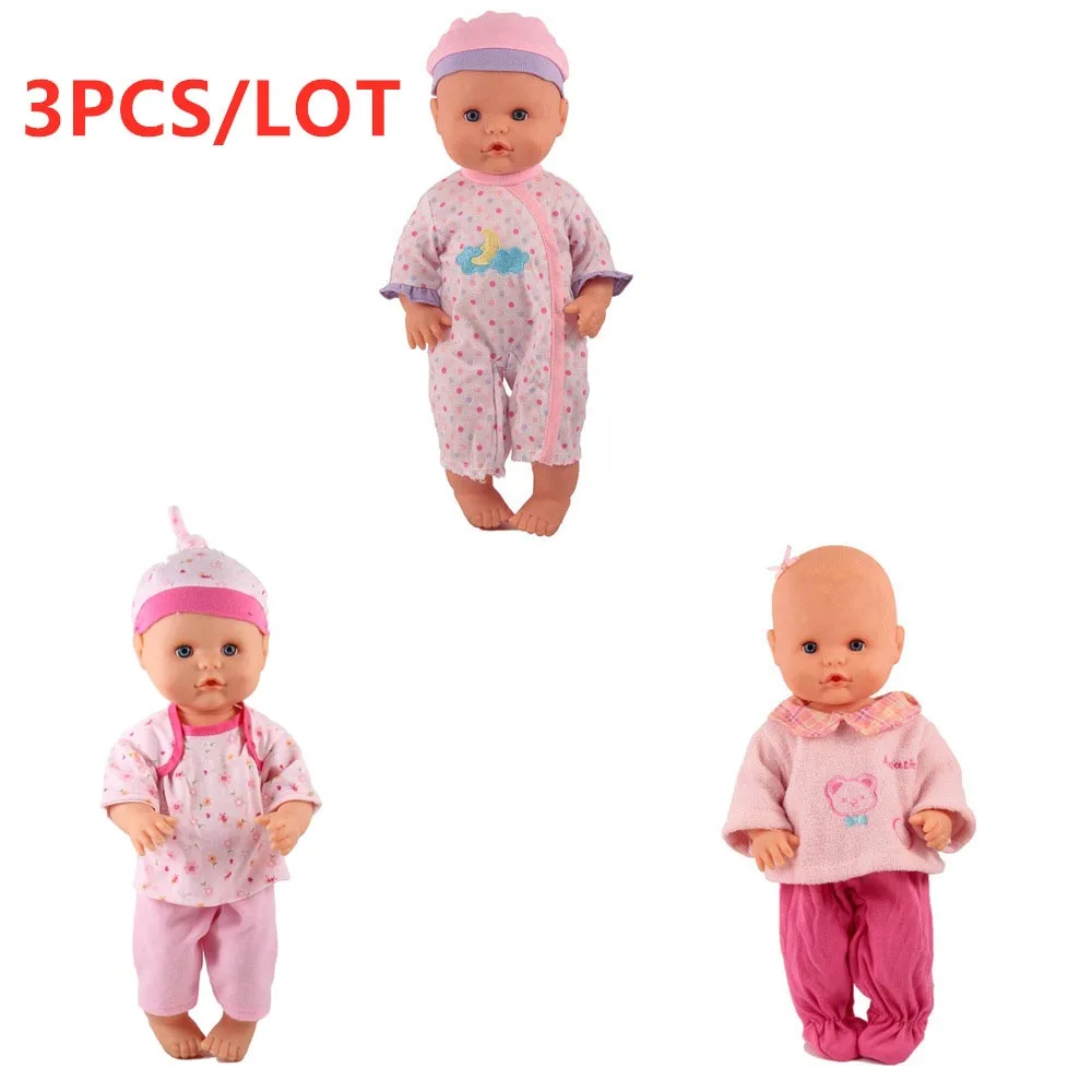 3 шт./лот 35 см Nenuco Кукла Одежда и аксессуары Nenuco Ropa y su Hermanita оригинальные комбинезоны/платья/костюмы для куклы 13 дюймов - Цвет: outfits 1