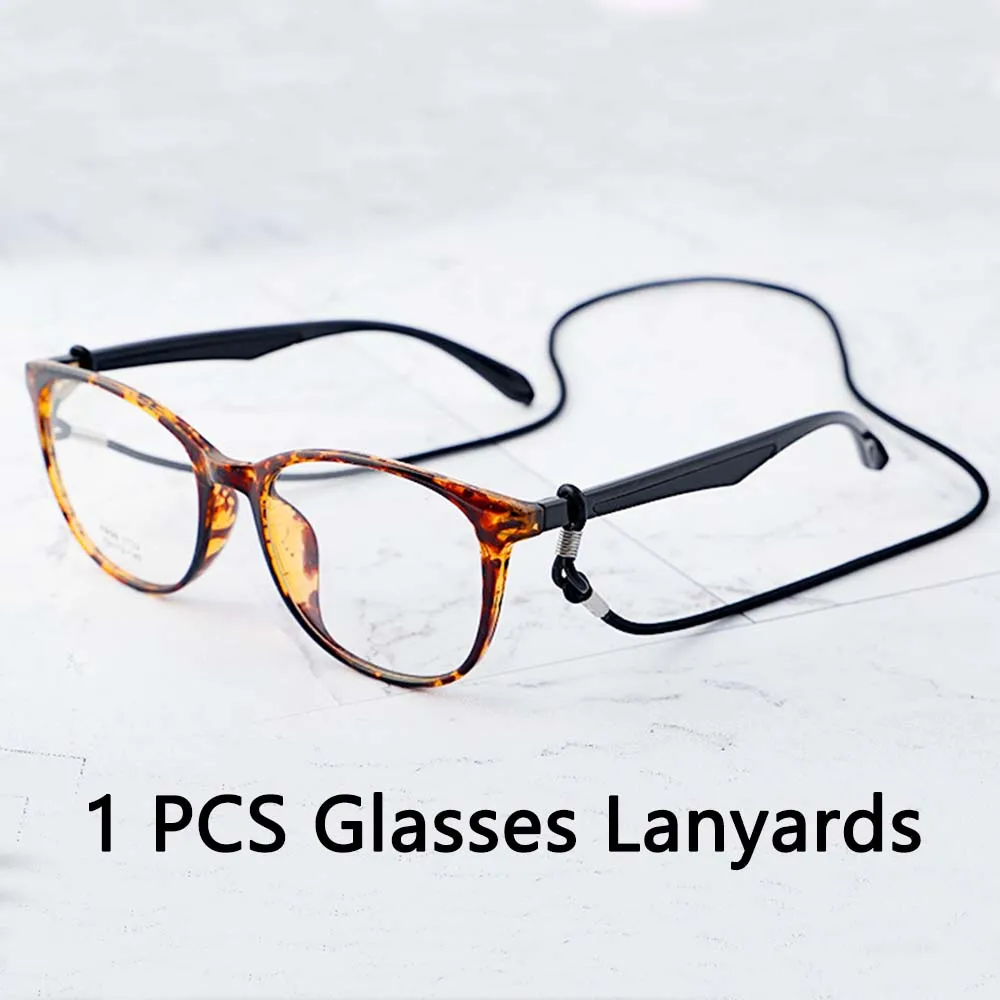 Медь Металл Черный бисером очки цепи конфеты цвет эластичные ремни