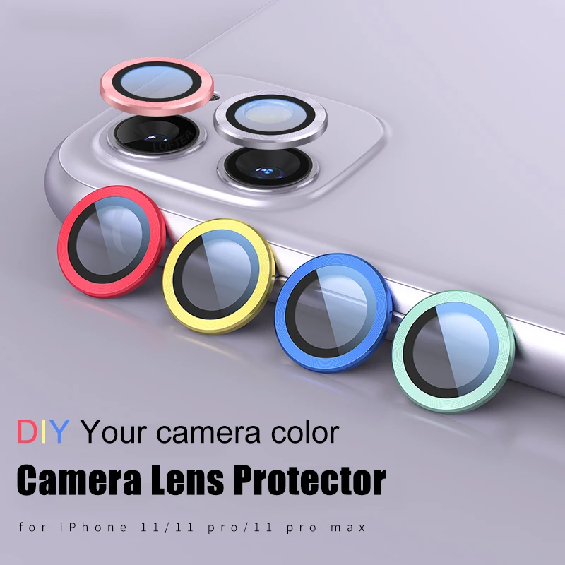 Camera Protector Case For iPhone 11 Pro Max 11Pro Glass+Metal Rear Lens Screen Protective Ring Cover iPhone11 |