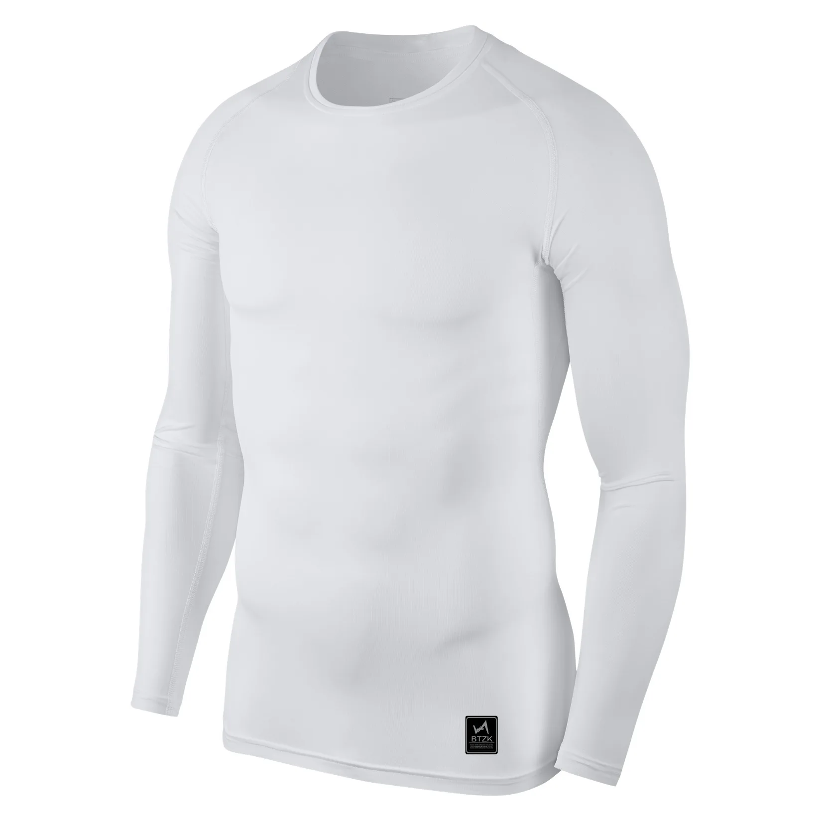 

Spring Tops Breathable Elastic Moisture Wicking Quick-drying Tight-fitting Quick-drying Sports Wear for Men Gym Workout Shirt