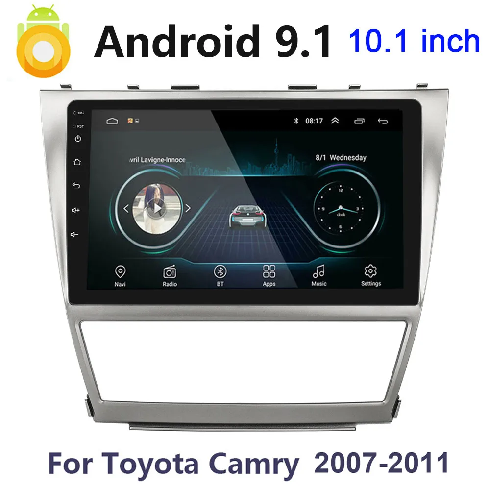 Автомагнитола 2DIN Android 9 1 мультимедийный плеер Авторадио для Toyota Camry 2007 2011 10 дюйма HD
