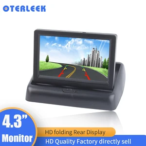 Автомобильный монитор заднего вида с цветной TFT LCD HD цифровой панелью, 4,3 дюйма, для парковки, монитор заднего вида для камер заднего вида