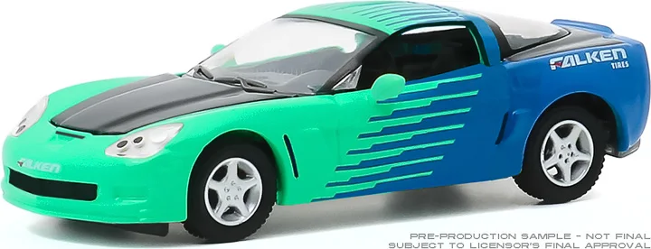 

GreenLight Car1:64 2013 Corvette C6 - Falken TiresCollection Metal Die-cast Simulation Model Cars Toys