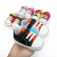 fashion stitching color infant toddler canvas crib shoes baby boys girls sneaker prewalker baby casual shoes 0 18m
