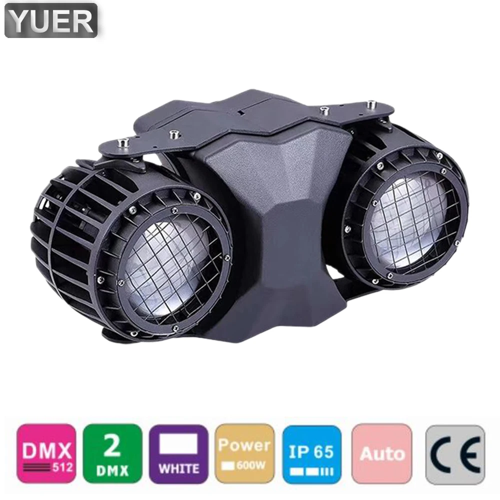 

NEW Waterproof IP65 2X100W Audience lights 3200K 5600K Gymnasium DJ Disco Stage Wedding Party Christmas Indoor Outdoor Park DMX