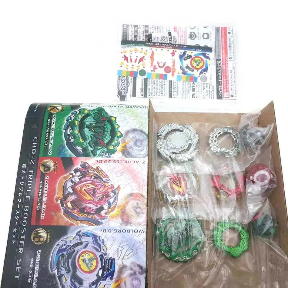 Оригинальный Takara Tomy beyblade Burst GT B-121 три набора супер-Бог войны bayblade b121 Коллекция