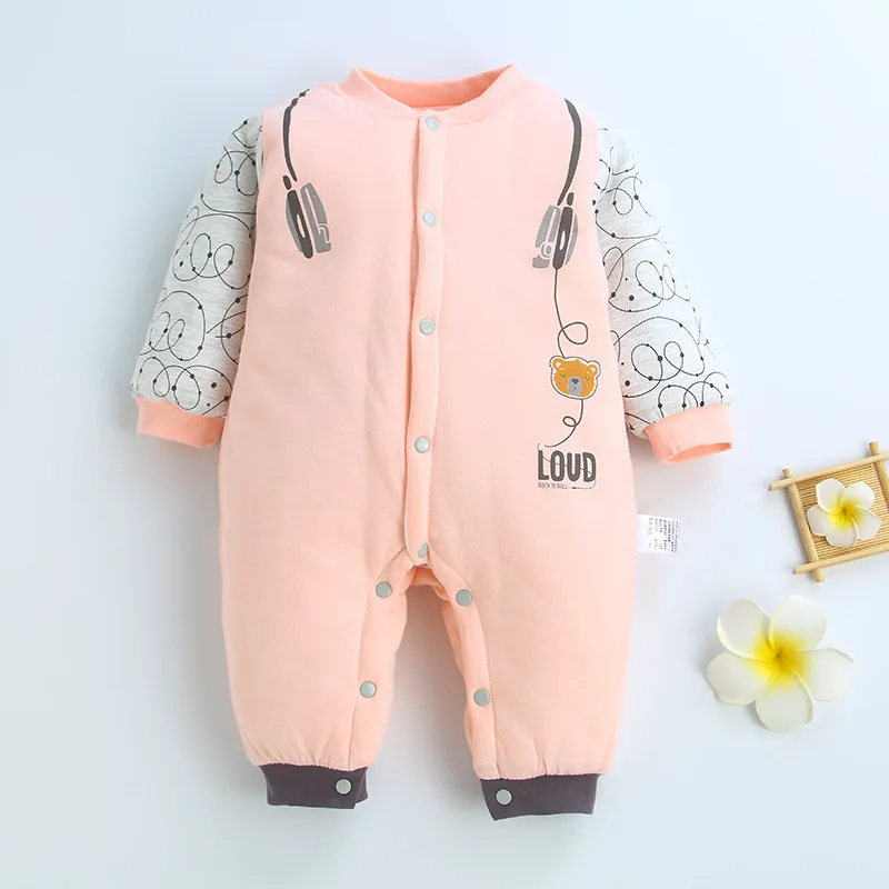 Детский плотный однобортный комбинезон со стоячим воротником на зиму и весну| |