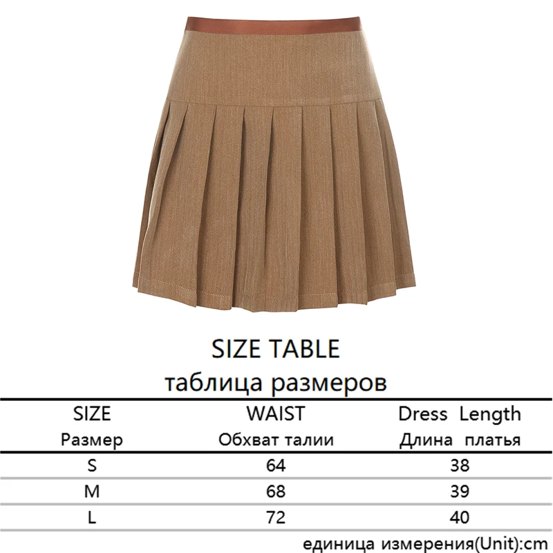 

Cross Bandage Pleated Mini Skirt Women 2021 Harajuku Khaki High Waisted Tie up Korean Woman Y2k Skirts Mujer Faldas