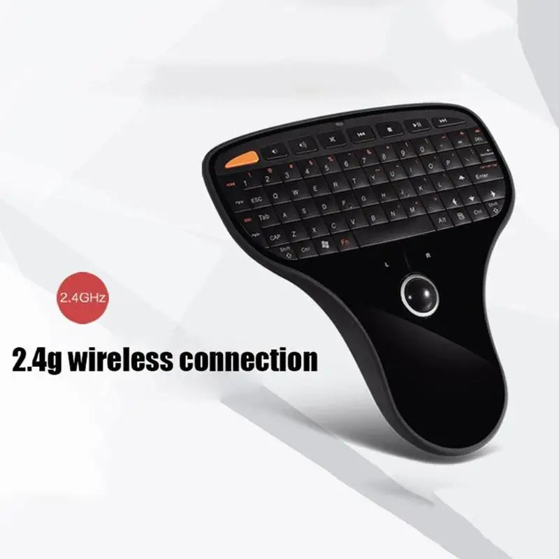 N5901 Мини Беспроводная клавиатура Air mouse с трекбол ультра-легкая мультимедийная функция управления для Android tv Box