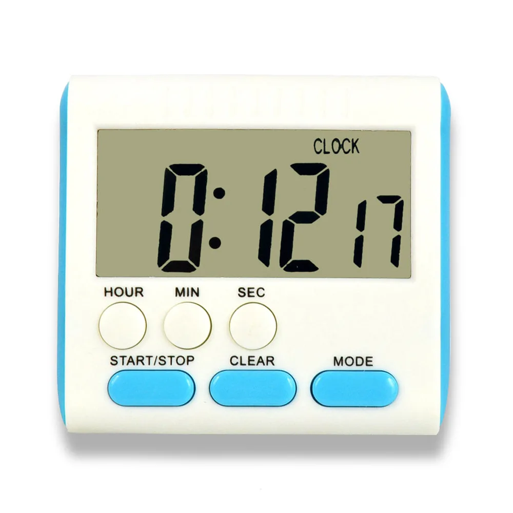 Kitchen Clock English 24-hour Electronic Timer Digital Reminder Alarm Clocks Cooking Countdown LCD Multifunction Home | Дом и сад