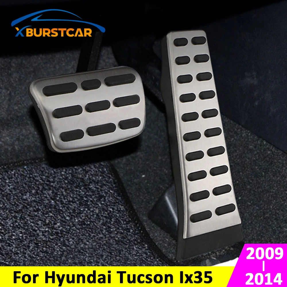 Xburstcar для Hyundai Tucson Ix35 2009 2014 автомобильные педали из нержавеющей стали педаль газа