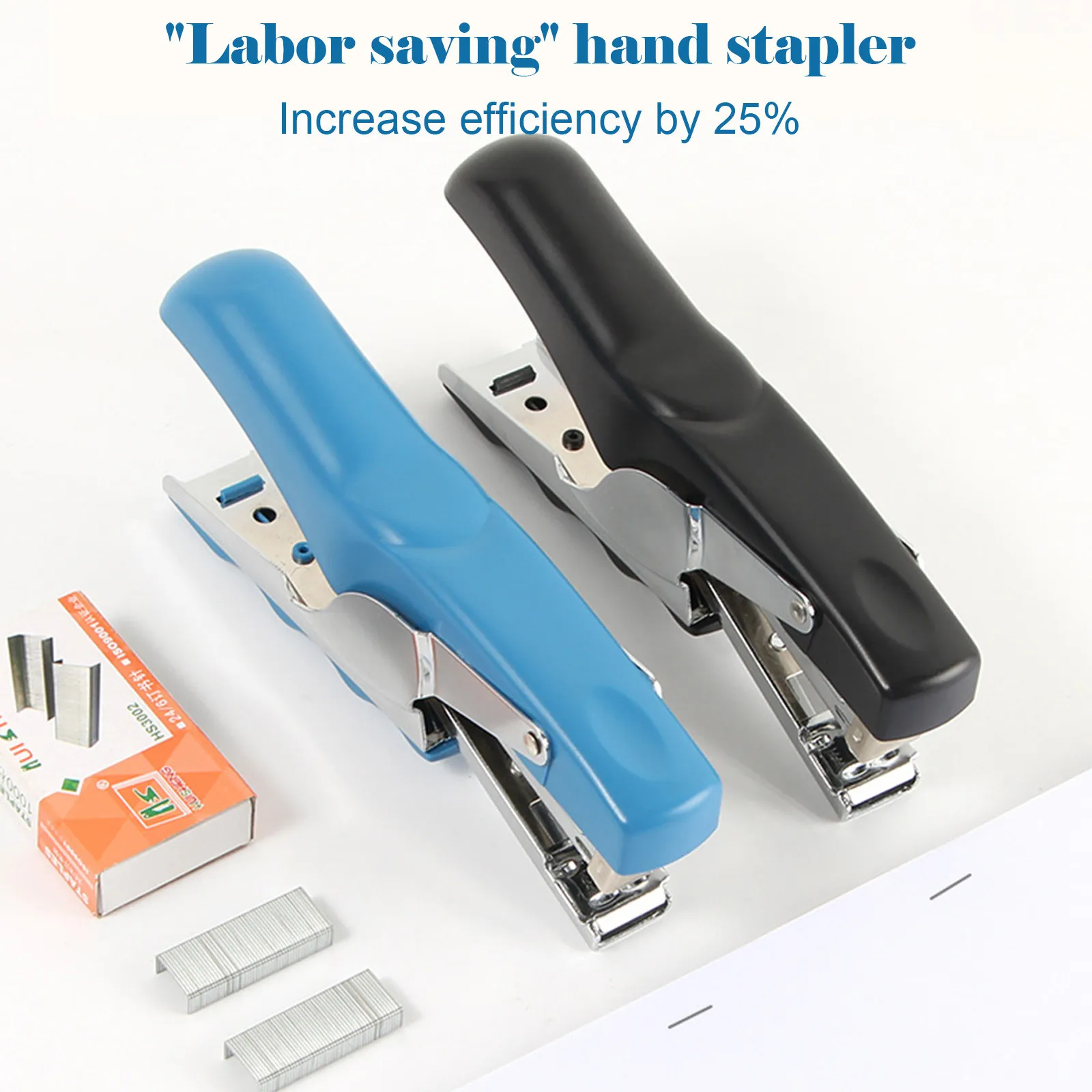 

2021 Stapler Office Accessories School Supplies Stationery Tools Labor-saving Stapler Easy Office Stapler Manual Binding Machine