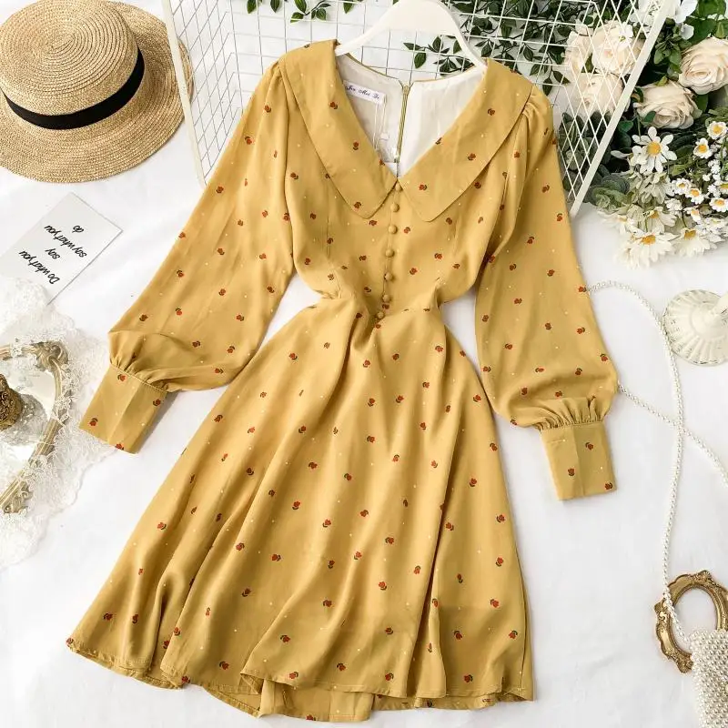 2019 Новая мода Женская одежда платье с цветочным рисунком платья для женщин |